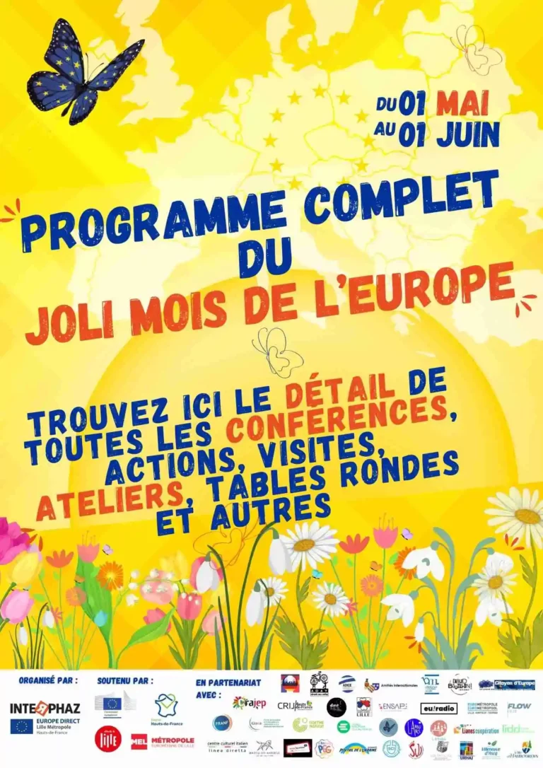 Affiche du Programme du Joli Mois de l'Europe